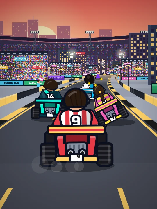 Kart Kickoff gameplay